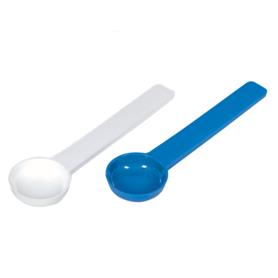 Measuring spoon, 1 pair (spoons: 1 white, 1 blue)