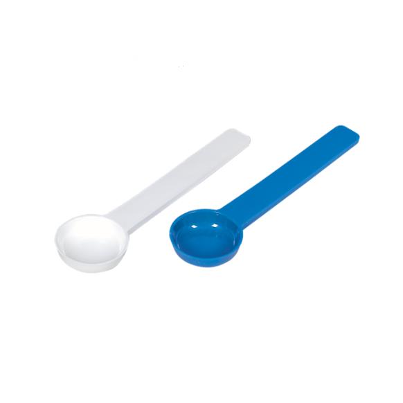 Measuring spoon, 1 pair (spoons: 1 white, 1 blue)
